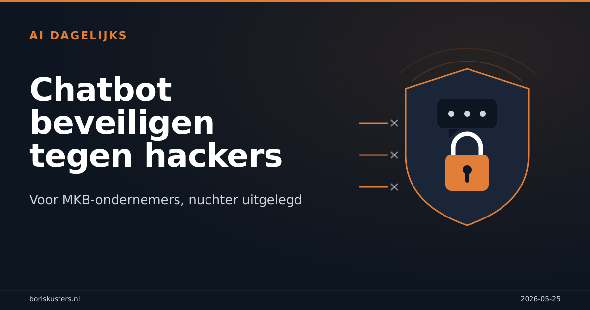 Chatbot beveiligen tegen prompt injection: tips voor MKB