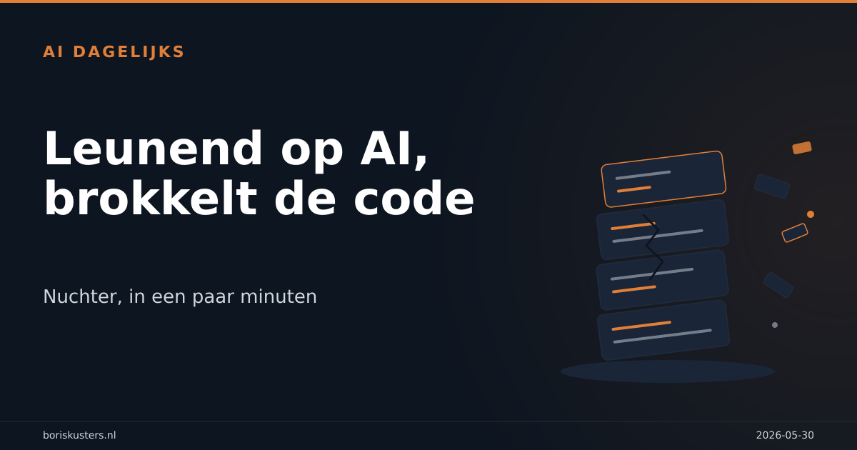AI code kwaliteit: sneller is niet hetzelfde als beter