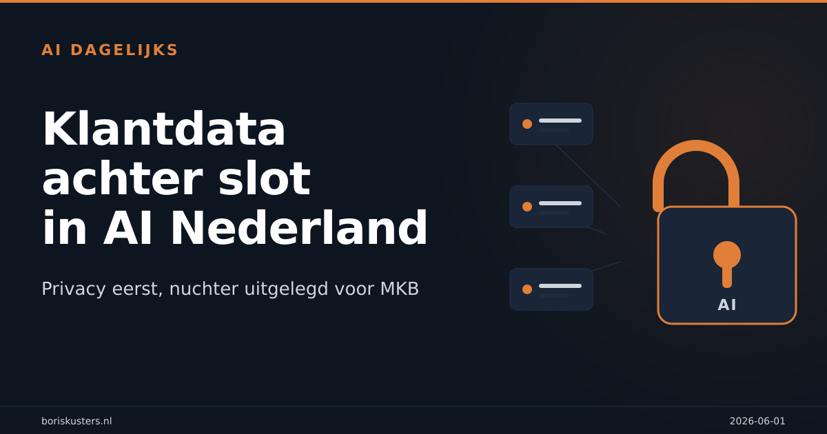 AVG en AI: wat mag je wel en niet met klantgegevens