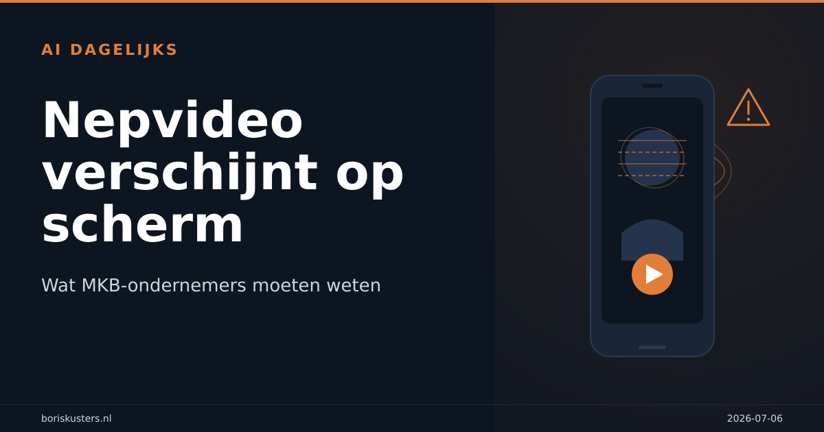 Bedrijfsidentiteit beschermen tegen deepfakes in je MKB
