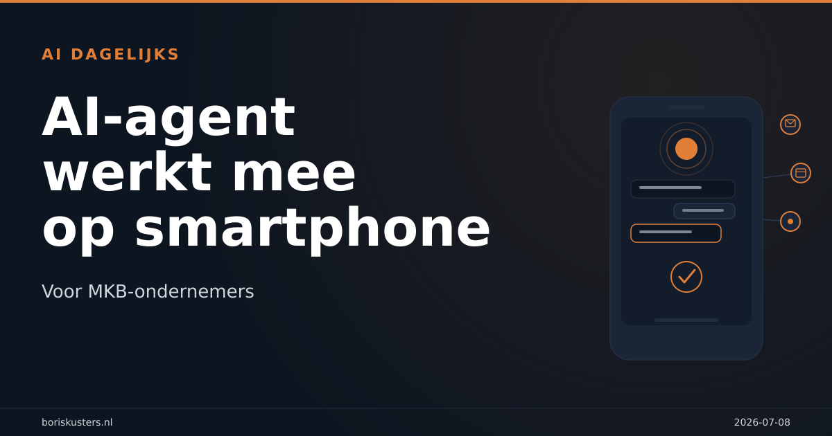 Claude Cowork nu op mobiel: wat dit betekent voor je MKB