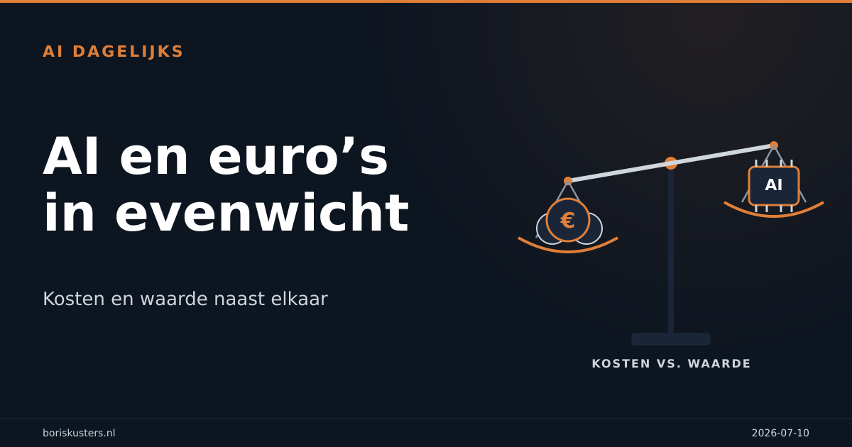 AI ROI: verdien je de investering in je MKB echt terug?