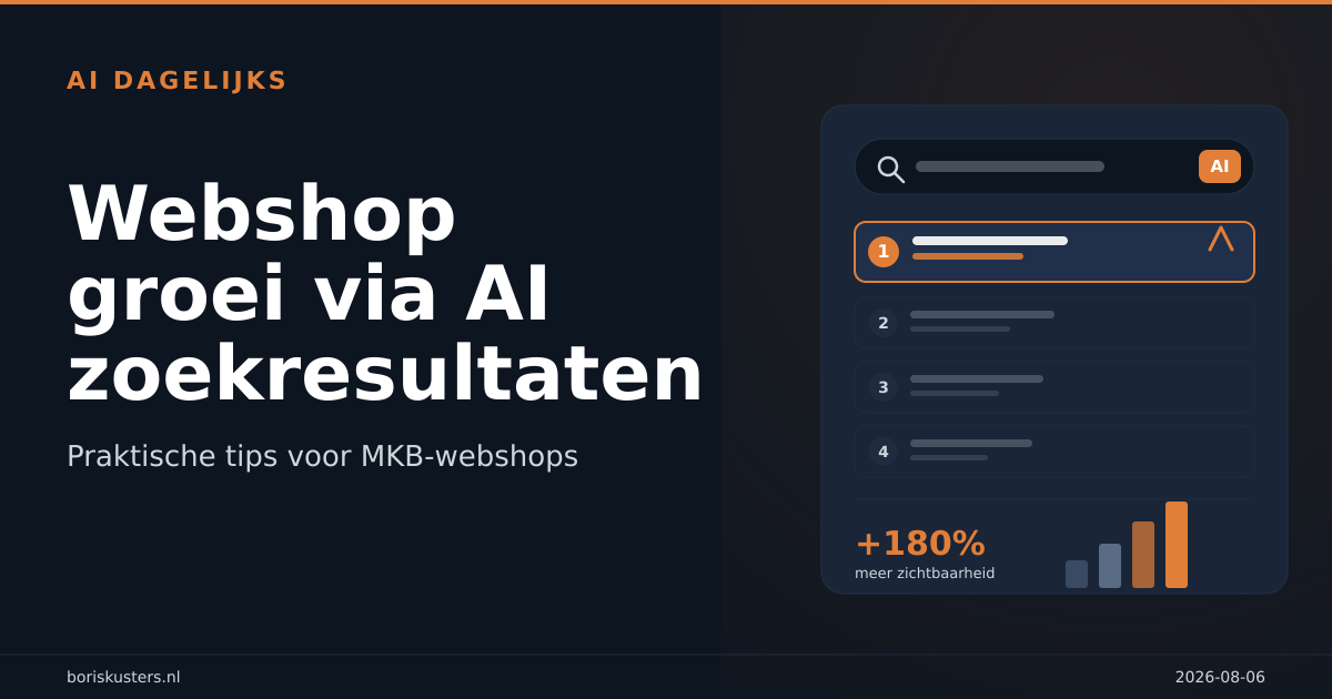 AI-zoekverkeer naar webshops verdrievoudigd: dit betekent het