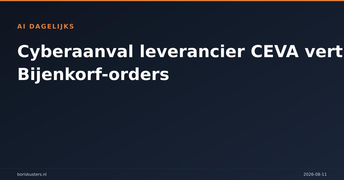 Cyberaanval leverancier CEVA vertraagt Bijenkorf-orders