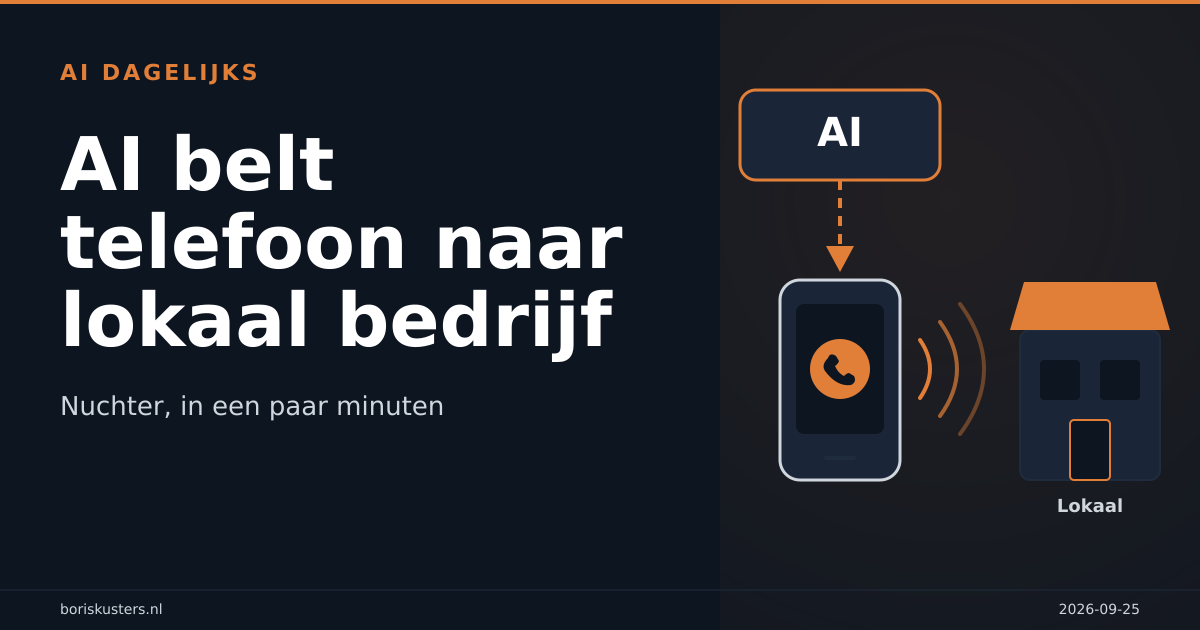 Gemini belt bedrijven: wat AI-telefoontjes betekenen voor MKB