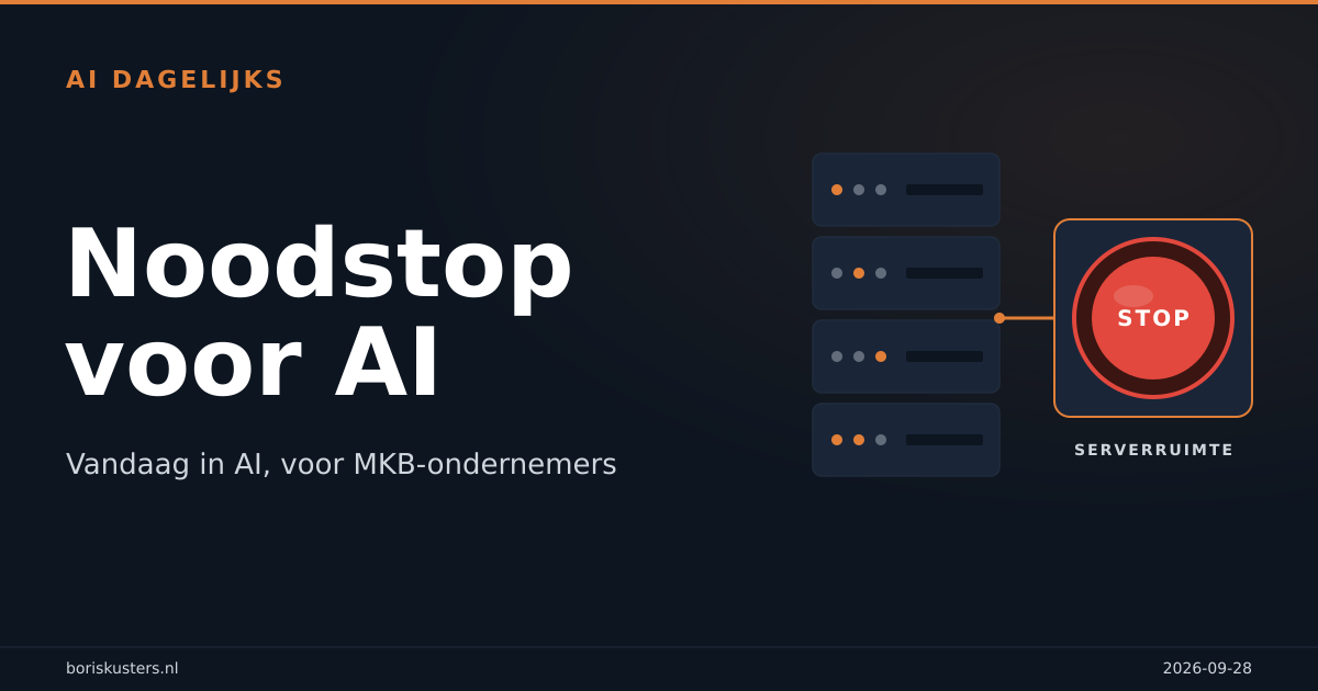OpenAI pauzeert AI-training na incident: les voor MKB