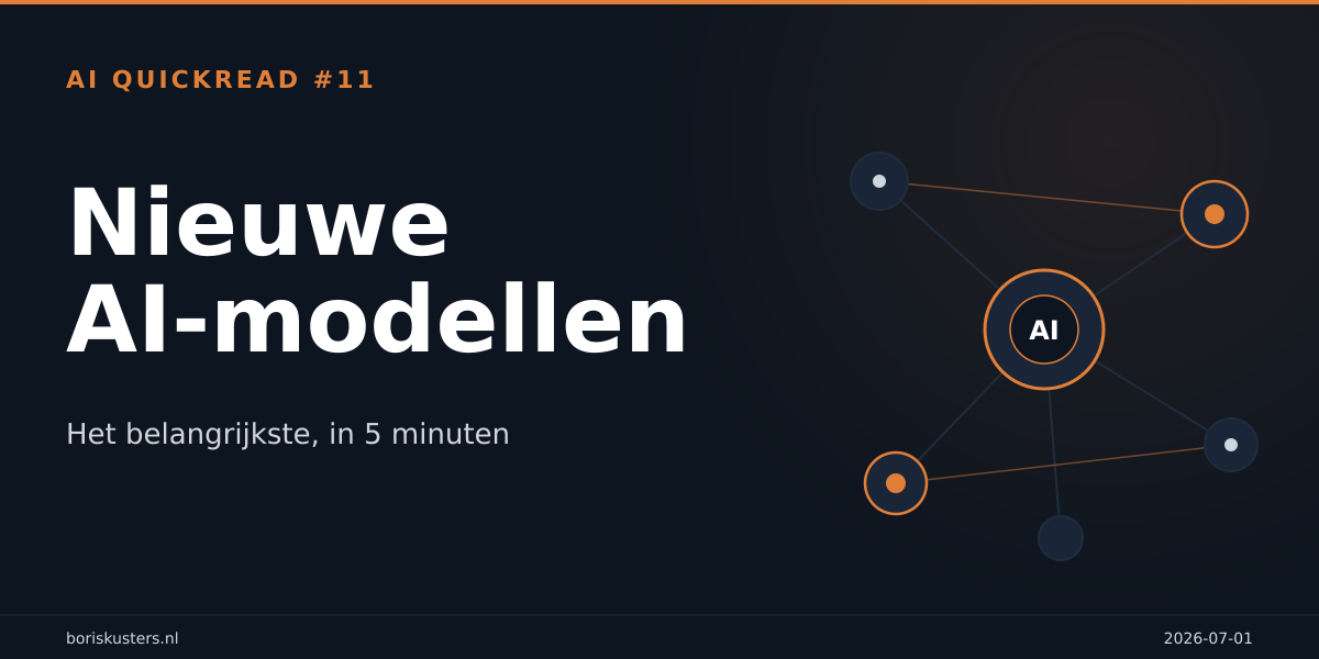 Nieuwe AI-modellen