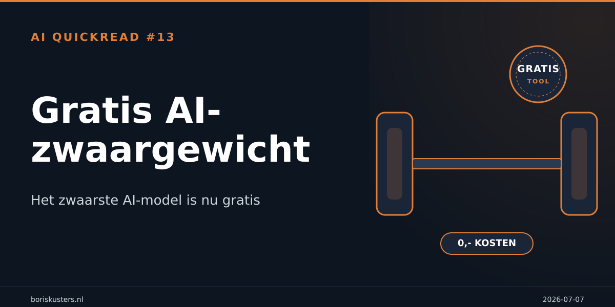 Gratis AI-zwaargewicht