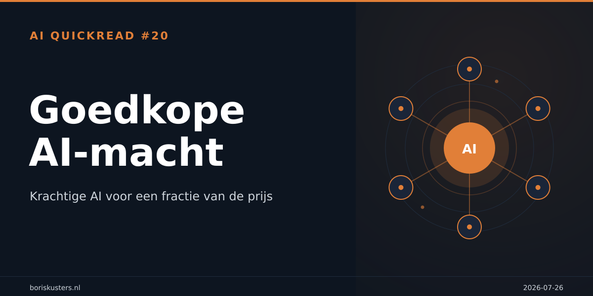 Goedkope AI-macht