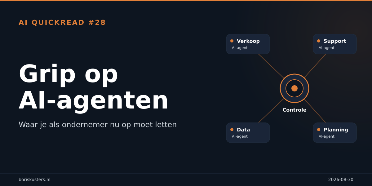 Grip op AI-agenten